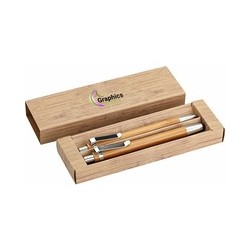 Stylos en métal avec stylo à bille et roller